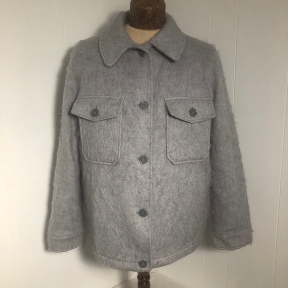- Womens Soft Grey Jacket. Size 8-10. Breast Cancer Fundraiser. - Picture 1 of 8